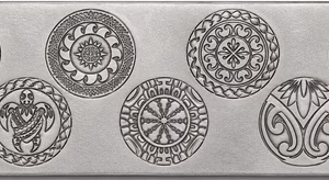 Tribal Circles (7) Rolling Mill Plate