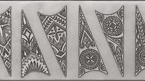 Tribal Triangles (8) Rolling Mill Plate