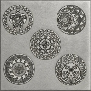 Tribal Circles (5) Rolling Mill Plate