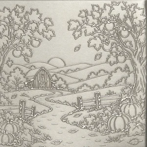 Autumn Orchard Lane Rolling Mill Plate