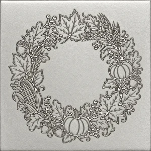 Harvest Wreath Rolling Mill Plate